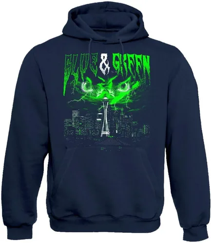 Vista 3 de Xtreme Apparrel The Jungle Cincinnati - Sudadera con capucha para hombre para fanáticos del fútbol