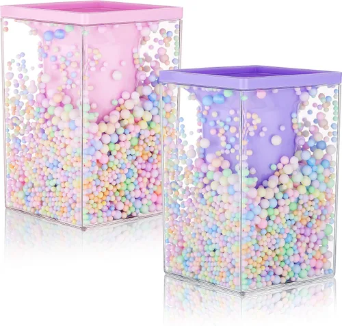Vista 12 de Zonon 2 soportes para bolígrafos de burbujas para escritorio, lindo organizador de brochas de maquillaje y portalápices con un divertido diseño