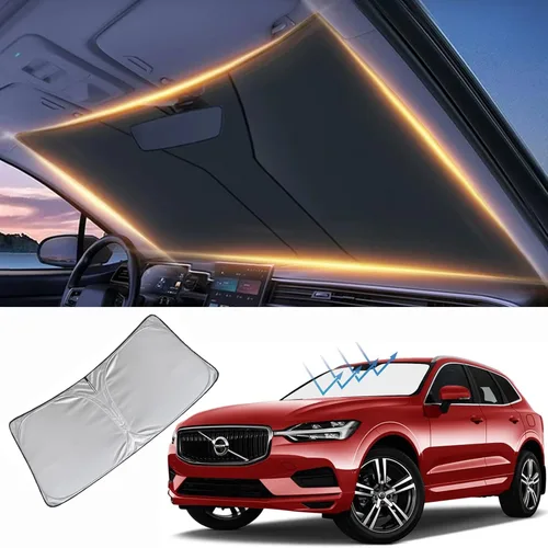 Vista 52 de Parasol para parabrisas delantero, protector de visera, accesorios para automóvil