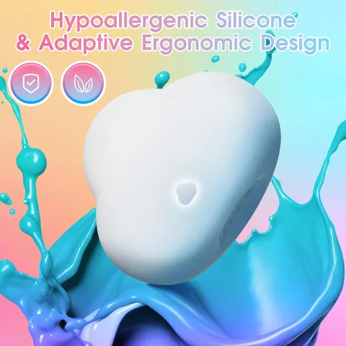 Vista 5 de Vibrador de limón estimulador de clítoris, juguetes sexuales para mujeres con 10 modos, vibrador de punto G con vibración neumática, juguete sexual