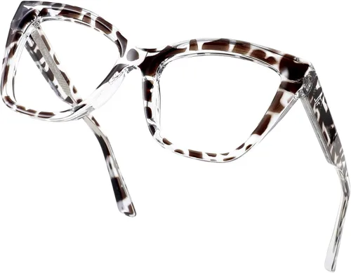 Vista 40 de Blue Light Blocking Glasses for Women Men Metal Round Frame Gris (Smoke Grey)