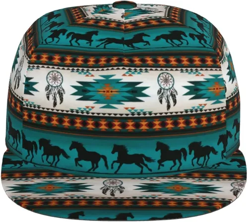 Vista 2 de Gorra india nativa americana ajustable retro nativa americana sombrero de béisbol para hombres y mujeres, sombrero y gorra ajustable casual