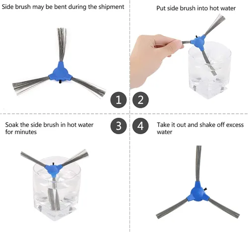 Vista 4 de Piezas de repuesto compatibles con accesorios eufy RoboVac 11S RoboVac 30 RoboVac 30C RoboVac 15C RoboVac 12 RoboVac 35C RoboVac 15T, paquete de 19