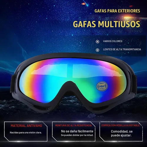Vista 2 de 10 Packs Motorcycle Accessories, 5PCS Dirt Bike Ski Goggles Dustproof Windproof Safety Glasses and 5PCS Face Masks
