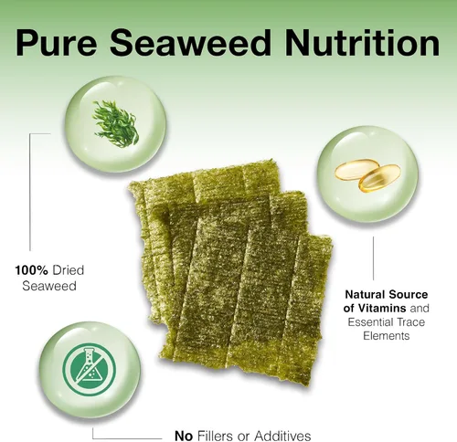 Vista 2 de Two Little Fishies Atlsvgsb Sea Veg-Green Seaweed a granel 100 hojas