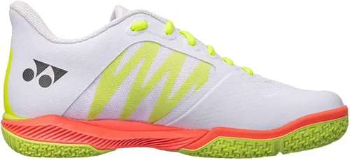 Vista 2 de YONEX Power Cushion Comfort Z Zapatos de bádminton para mujer (SHBCFZ3LEX) para interiores (blanco)
