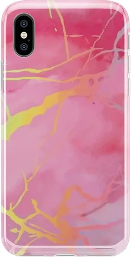 Vista 26 de Casely Funda para iPhone X/XS y I OOP Muestra mixta Diseño clásico ultra delgado