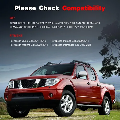 Vista 2 de Compresor de CA compatible con 3.5L para Nissan para Maxima para Pathfinder para Murano para Quest 2009-2015 Compresor de aire acondicionado