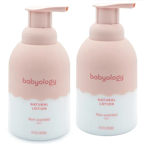 Vista 10 de Babyology Loción orgánica para bebés, ingredientes 100% comestibles, la crema hidratante natural para bebés recién nacidos, piel seca y sensible,
