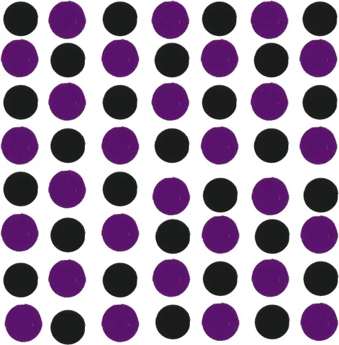 Vista 85 de Confetti Circle 1/4" Negro, Azul Marino Combo - 2 bolsas de media onza (1 oz) (8550/9971)