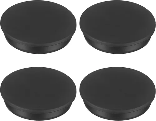 Vista 182 de MECCANIXITY - Tapones de silicona en forma de T (26mm, 1 pulgada de diámetro), color negro