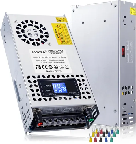 Vista 9 de Fuente de alimentación CC ajustable de 24V 600W, fuente de alimentación conmutable CA 110V/220V a CC 0-24V convertidor CC con pantalla digital LED