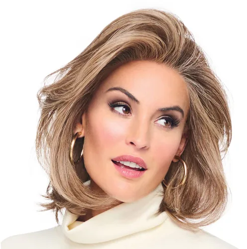 Vista 21 de Raquel Welch Flying Solo - Peluca para niños, 100% atada a mano por ropa de pelo, gorra pequeña promedio, RL10/12 castaño iluminado por el sol