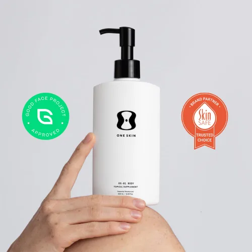 Vista 3 de OneSkin Face & Body OS-01 Suplemento tópico peptídico Hidratante corporal y hidratante facial para la longevidad de la piel