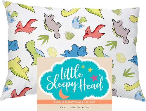 Vista 33 de Funda de almohada para jóvenes Little Sleepy Head - 100% funda de almohada de algodón y hipoalergénica - Funda de almohada envolvente de ajuste