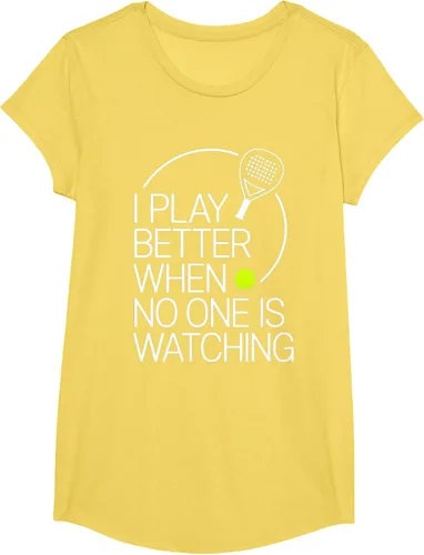 Vista 39 de Camiseta de tenis de pádel I Play Better When No One is Watching