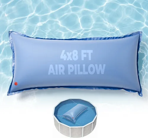 Vista 9 de Blue Wave Almohada de aire de 4 pies x 4 pies para piscina sobre el suelo