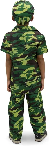 Vista 2 de Army Commando disfraz de Halloween unisex militar camuflaje soldado uniforme vestir
