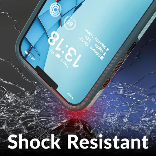 Vista 5 de Funda Crave Dual Guard compatible con iPhone 16e, funda de doble capa de protección contra golpes para iPhone 16e (6.1") - Aqua