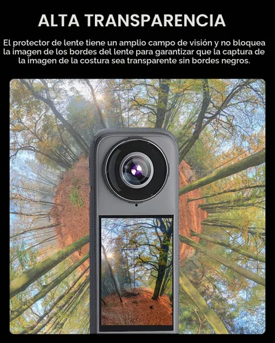 Vista 4 de Funda protectora de lente premium para Insta360 X4 Protector de lente