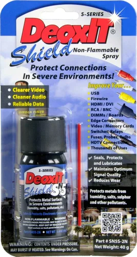 Vista 2 de CAIG Laboratories DeoxIT Shield SN5S-2N Mini-Spray, protector de contacto/sellador para entornos severos, 1.41 onzas, no inflamable/antigoteo