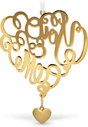 Vista 2 de Hallmark Keepsake Adorno de Navidad 2019 Nuestro Nuestro Aniversario, You and Me, Metal