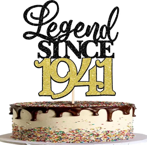 Vista 54 de Rsstarxi 1 paquete de decoración de pastel con purpurina de leyenda desde 2012 para decoración de tarta de cumpleaños 13 años para decoración