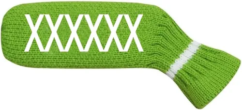 Vista 10 de Scott Edward Blade Putter Cover Knitted, 1 Piece in Pack, Fits Golf Blade Putters Cute and Soft
