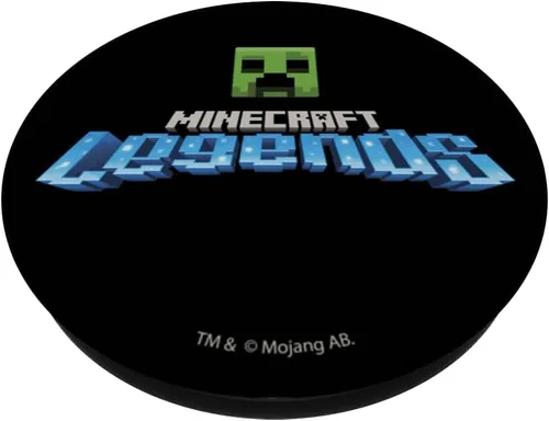 Vista 2 de Minecraft Legends Creeper Head - Logotipo oficial del juego PopSockets PopGrip intercambiable