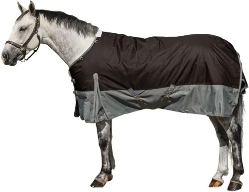 Vista 10 de Dura-Tech Viking Horse Turnout - Sábana de participación Parte delantera abierta con 2 hebillas Manta impermeable, resistente al viento