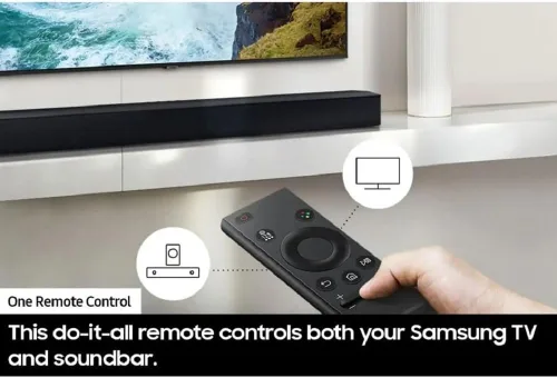 Vista 4 de Samsung B-Series 4.1.CH Barra de sonido y altavoces traseros con subwoofer Bluetooth HW-C47M/ZA