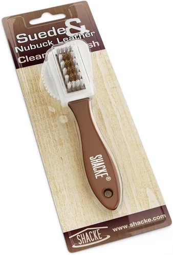 Vista 2 de Shacke cepillo limpiador de piel con 4 opciones para gamuza y nubuck