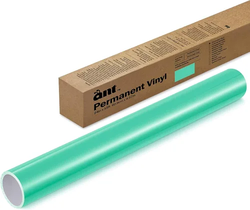 Vista 14 de ANT Melocotón, rollo de vinilo permanente de 24" x 4,5 m, rollo de vinilo adhesivo, para proyecto DIY, calcomanía, pegatina, compatible con Cricut