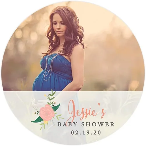 Vista 20 de Andaz Press Colección de rosas florales para baby shower, juegos, actividades, decoraciones, tarjetas de consejos para mamá y papá, paquete de 20