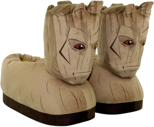 Vista 3 de Pantuflas Marvel de Happy Feet Pantuflas con licencia oficial para niños y adultos Pantuflas de personaje de superhéroe para niños, niñas, hombres