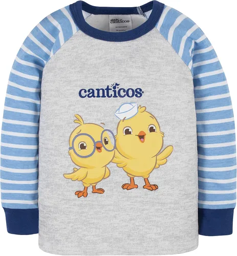 Vista 2 de Canticos Pijama de algodón unisex de 4 piezas para bebé