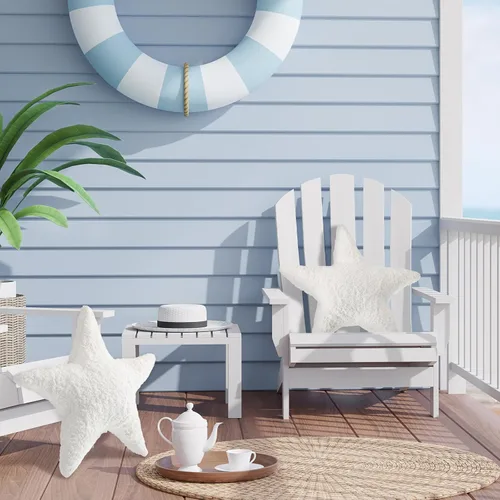 Vista 6 de Yuntau 2 almohadas con forma de estrella de mar de 11.8 pulgadas, cojines de felpa abrazables, decoración de habitación para cumpleaños, dormitorio