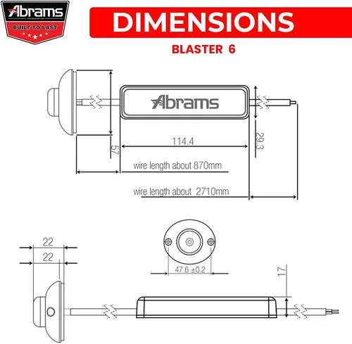 Vista 7 de Abrams. Faros escamoteables LED, Ámbar/Blanco