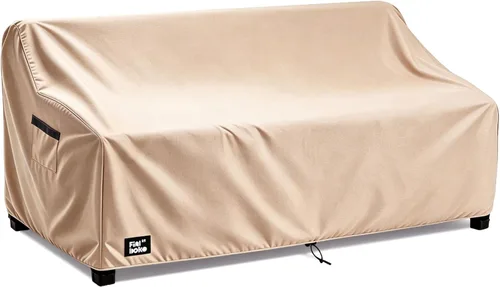 Vista 11 de Funda para Sofá de Exterior de 3 Plazas, 76Wx32Dx31H Pulgadas Fundas para Muebles de Patio, Fundas de Servicio Pesado para Muebles de Exterior