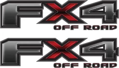 Vista 17 de FX2 - Calcomanías deportivas F para camión, 4 x 4, lado de la cama (juego de 2)