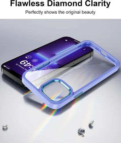 Vista 183 de HOOMIL Funda para iPhone 7 Plus/iPhone 8 Plus de 5.5 Pulgadas, sin amarillamiento, protección contra caídas, cubierta trasera dura transparente