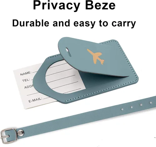 Vista 2 de Melsbrinna Rfid - Soporte para pasaporte para mujeres y hombres, juego de etiqueta de maleta de viaje, bonita cartera de pasaporte con ranuras