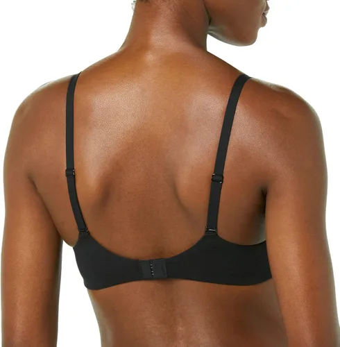 Vista 2 de Tienda Essentials Sujetador sin varillas de algodón y encaje ligeramente forrado para mujer