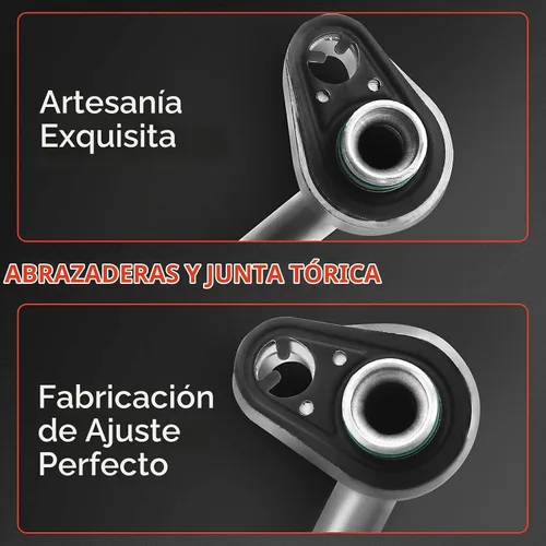 Vista 3 de A-Premium - Conjunto de manguera de línea de descarga A/C compatible con Honda para Civic 2006-2011 1.8L, alta presión, compresor a condensador