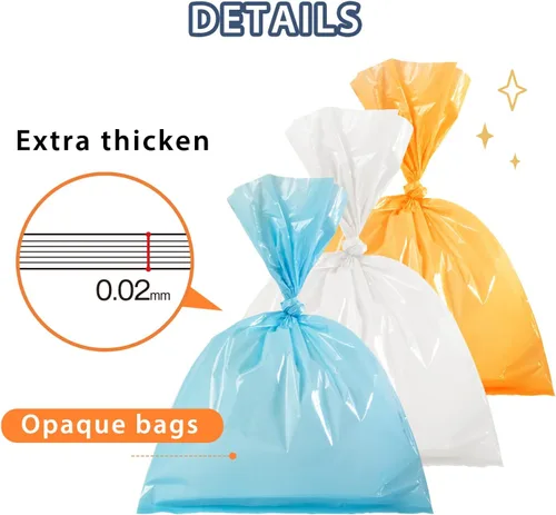 Vista 2 de Bolsas de eliminación de desechos de sellado de olores, 100 unidades, bolsas de arena para gatos, bolsas sin perfume, bolsas de eliminación