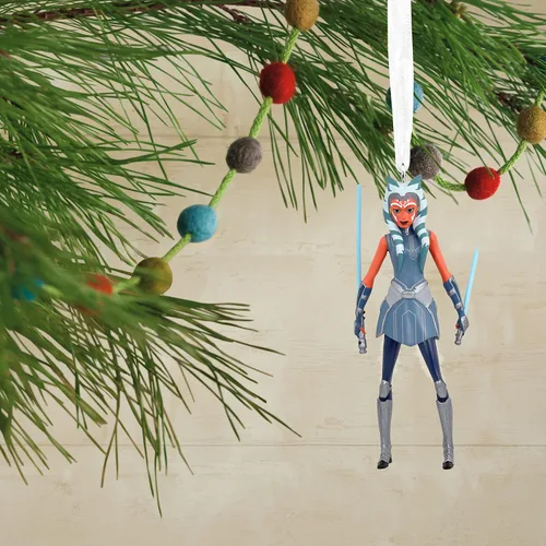 Vista 5 de Hallmark Star Wars: The Clone Wars Ahsoka Tano Adorno de Navidad
