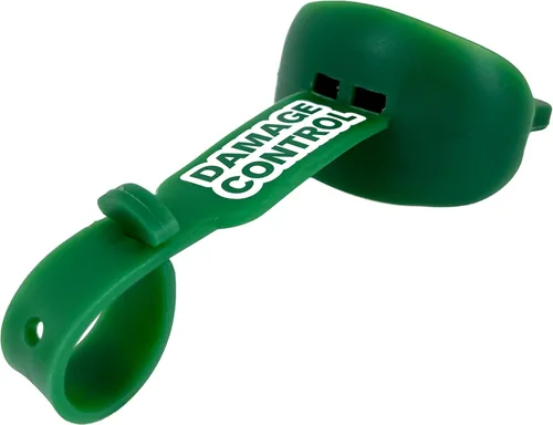 Vista 14 de DAMAGE CONTROL Protector bucal con correa permanente para casco, protector bucal juvenil para proteger labios y dientes, chupete sin ebullición