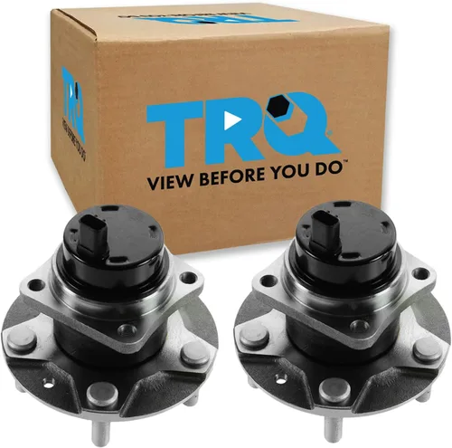 Vista 154 de TRQ Juego de 2 rodamientos de rueda delantera y conjunto de cubo compatible con Tesla 3 2020 Y 2018-2019 para Tesla 3 2020 Tesla Y AWD 2018-2019