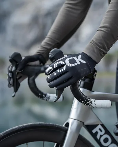 Vista 6 de ROCKBROS Guantes de ciclismo Motocycle Mountain Bike Guantes de dedo completo Ciclismo Guantes para hombres Guantes de bicicleta