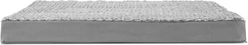 Vista 18 de Furhaven Cama de gel refrescante para perros medianos/grandes de hasta 55 libras con funda extraíble y lavable, colchón de gamuza y piel sintética